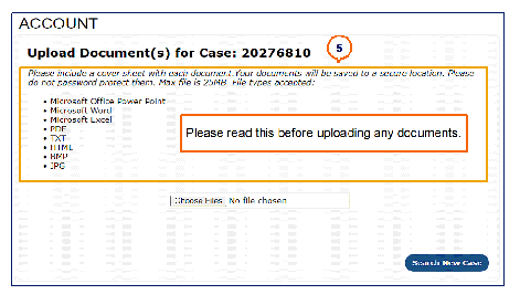 3 How to upload documents 